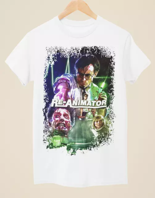 Re-Animator - Movie Poster Inspired Unisex White T-Shirt