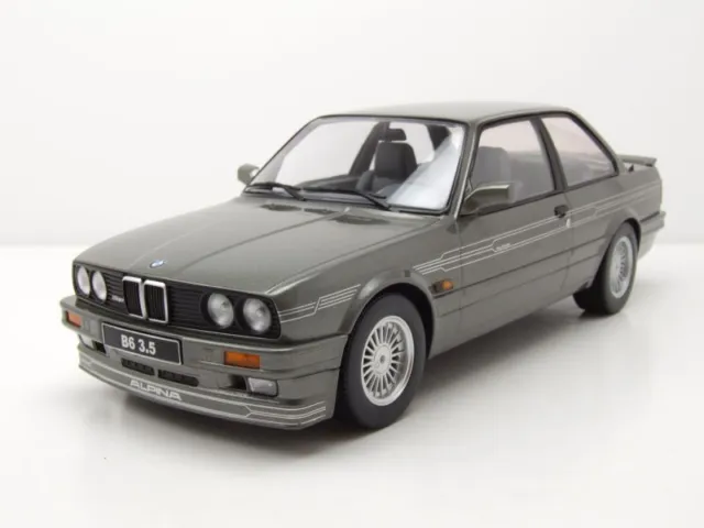 BMW Alpina B6 3.5 E30 1988 Gris Métallique Maquette de Voiture 1:18 Kk Échelle