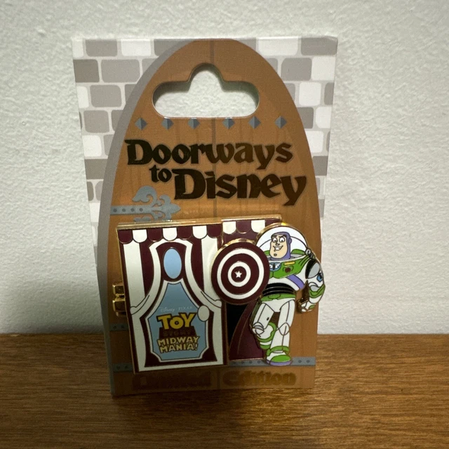 Doorways to Disney Buzz Toy Story Midway Mania Limited Edition Pin