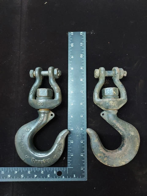 Crosby. *MADE IN Canada.* Crosby Swivel Hoist Hook .