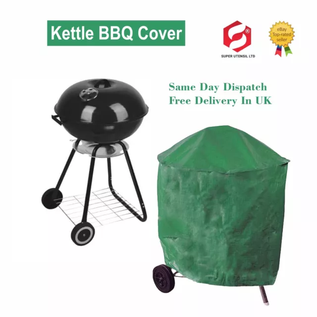 Waterproof Kettle Round Barbecue BBQ Cover Garden Patio Gas Dust Grill Outdoor