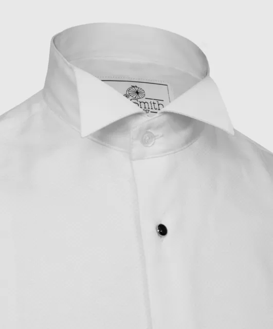 Camicia abito formale sarto Marcella bianco colletto ad ala 14,5 - 21"