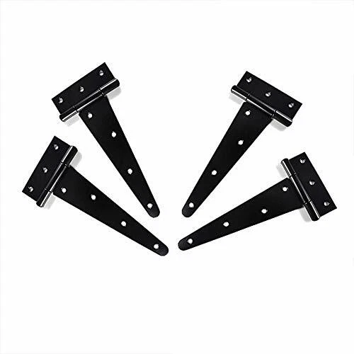 T&B T-Strap Light Duty Shed Hinge Gate Strap Hinge Door Barn  Assorted Sizes