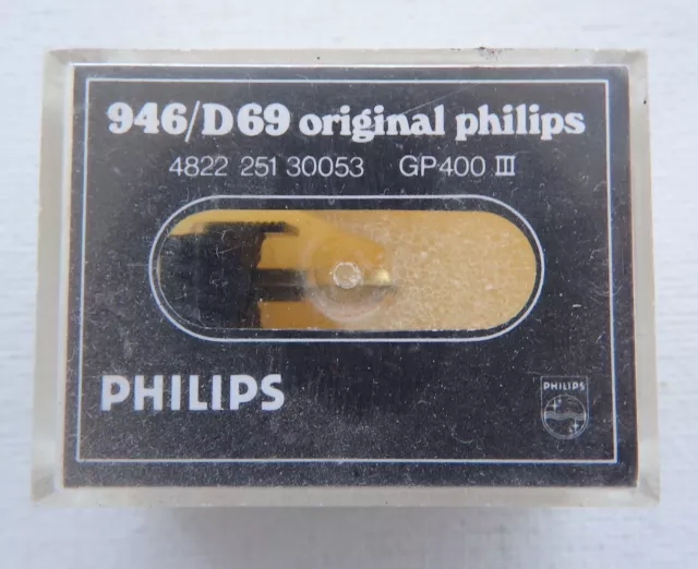 Original Diamant Nadel für Philips 946 D 69 GP 400 III , 406 - NEU OVP - S III