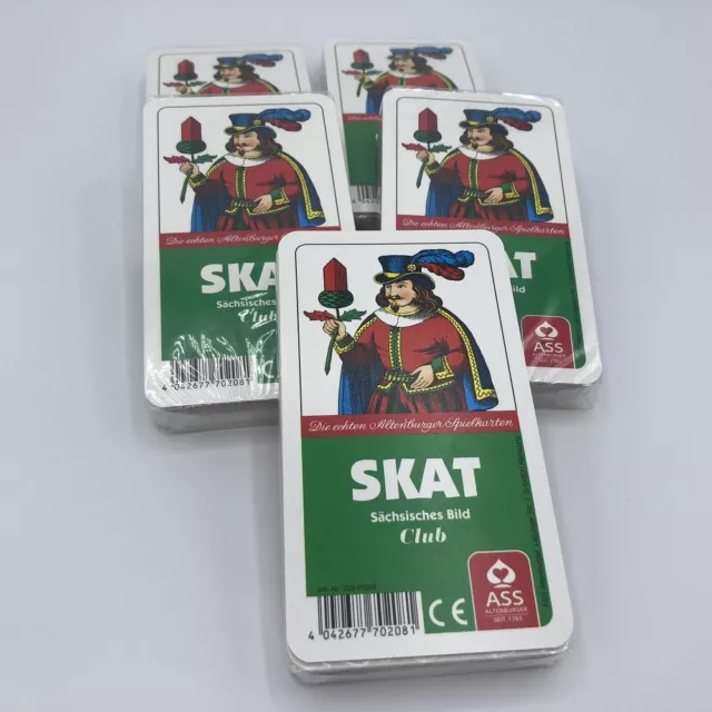 Skat Kartenspiele Club Sächsisches Bild, Spiele und Spielkarten von Frobis 2