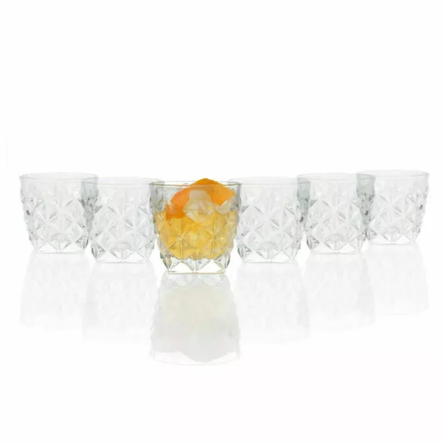 Set of 6x Enigma Luxion Crystal  Whisky Glasses Tumblers 370 ml -- Brand New 2