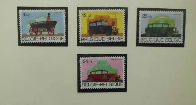 Briefmarken Belgien 1985 - Michel Nr. 2284-2287 - postfrisch - Automobile