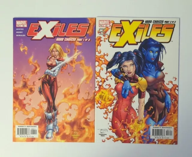 Lot Of 2 2003 Marvel Exiles Comics #26 & 27 VF/NM