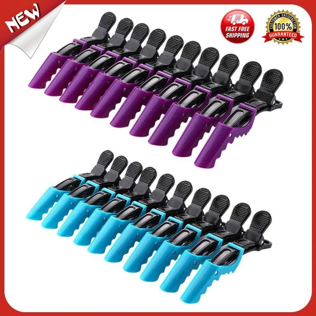 es  10pcs Durable Hairpins Plastic Duckbill Positioning Hairpin DIY Salon Tool