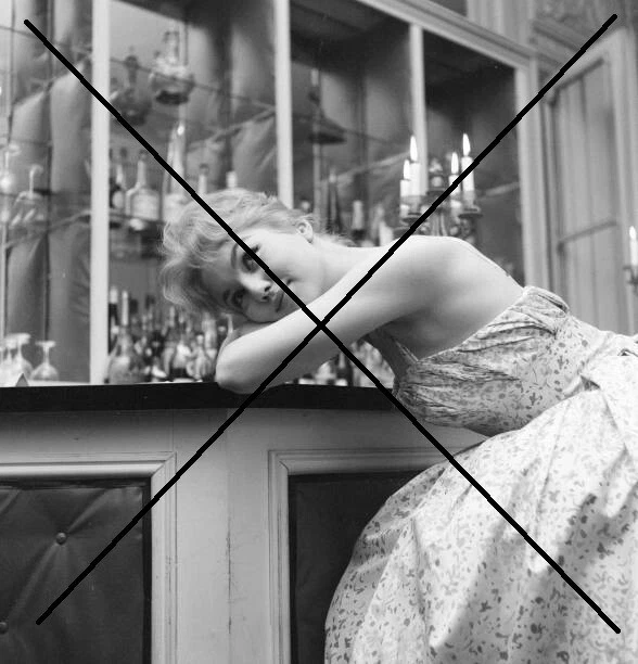 Photo Originale Mylène Demongeot Film Upstairs And Downstairs 1959 - Tirage Argentique