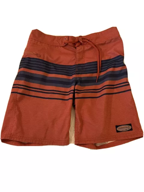 VINEYARD VINES JETTY RED Striped Board Shorts size 28 Men’s $29.08 ...