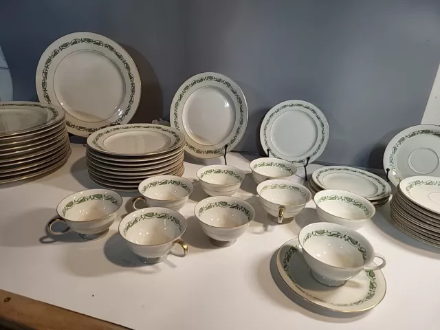 ESCHENBACH GERMANY U.S. ZONE BARONET  AUGUSTA  46 Dishes in Lot