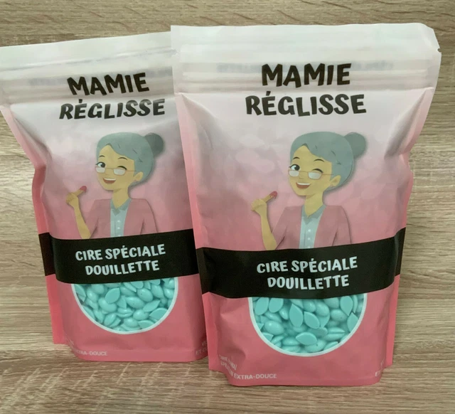 Cire Épilation Hawaï Lot 2 X 200g MAMIE REGLISSE Spéciale Douillette 09/24