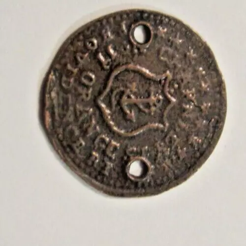 Civil War Sutler Token 1863  Can be used as an Educational Resource!