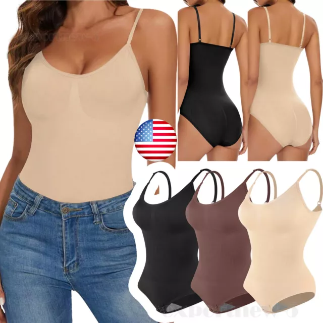 Plus Size Women's Bodysuit Shapewear Slimming Tummy Control Full Body Shaper