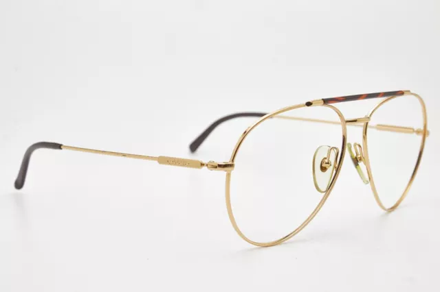 Carrera 5349 40 62  gold metal vintage eyewear montatura occhiali 80* frame👓Man