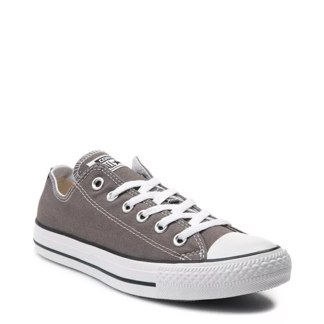 Converse All Star OX Chuck Taylor  Women & Mens Canvas Trainers - Charcoal Brown