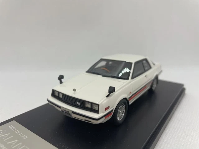 HI-STORY 1/43 MITSUBISHI Galant 2000 GSL 1977 HS317 silber