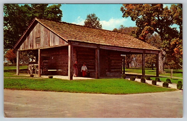 c1960s Gift Shop White Hall State Shrine Richmond Kentucky Vintage Postcard