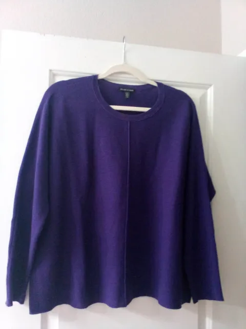 Eileen Fisher 100% Merino Wool Women's Sweater Size L