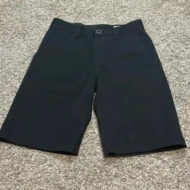 Volcom Boys Black Shorts 26