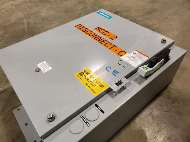 Siemens 87FSH6MA Nema Size 2 Motor Starter 14FS-32A Pump Control External Start