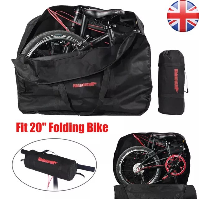 Heavy Duty Bike Carrier Travel Bag Carry Transport Case Folding Bicycle Storage