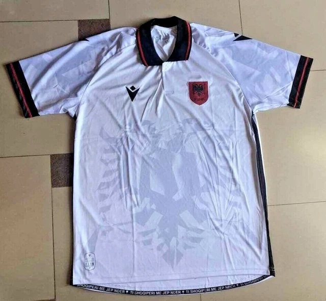 NEW ALBANIA NATIONAL Football Team Euro 2024 Adults White Jersey Shirt