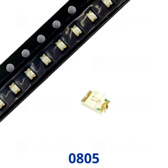 0805 SMD-LED grün klar 2,6..3,6V 525nm 300..600mcd 120° Leuchtdiode Licht