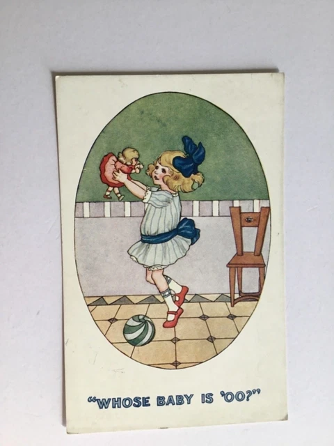 Carte Postale Ancienne – Fillette Et Sa Poupée – N°26098 – Occasion