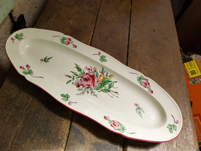 GRAND ANCIEN PLAT A VIANDE PORCELAINE BLANCHE EPAISSE XIXe Recuperateur Jus D Imgx300 6446 GRAND ANCIEN PLAT A VIANDE PORCELAINE BLANCHE EPAISSE XIXe Recuperateur Jus D Imgx300 6446