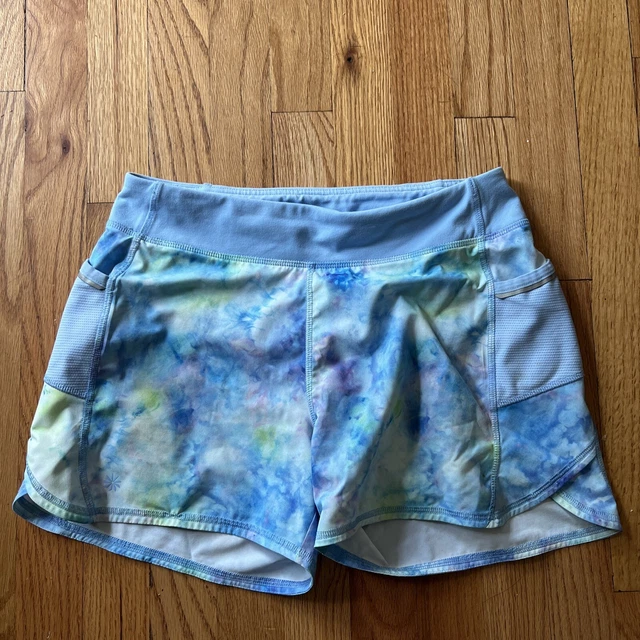 Athleta Girl Record Breaker 3" Short Size XXL (16) Pastel Marble Pattern