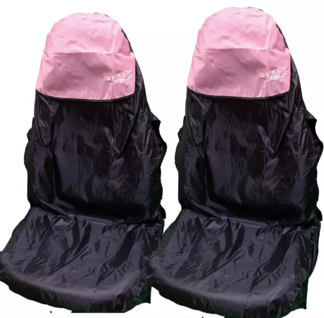 Housse de siège en nylon étanche à l'eau pour sac gonflable de voiture Rose...