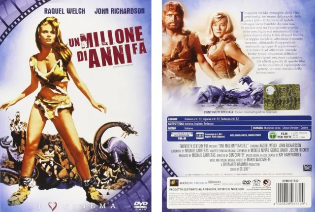 UN MILIONE DI ANNI FA 1966 DVD sigillato One Million Years B.C. - Raquel Welch