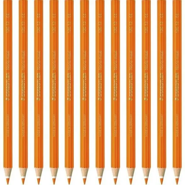 NEW Staedtler 126 12-4 Noris Club Maxi Learner Coloured Pencils Orange Pack 12
