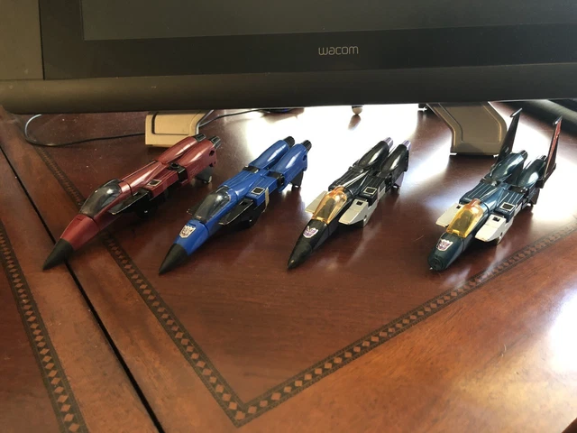 ORIGINAL G1 TRANSFORMERS seeker jet body lot x3 - Thundercracker