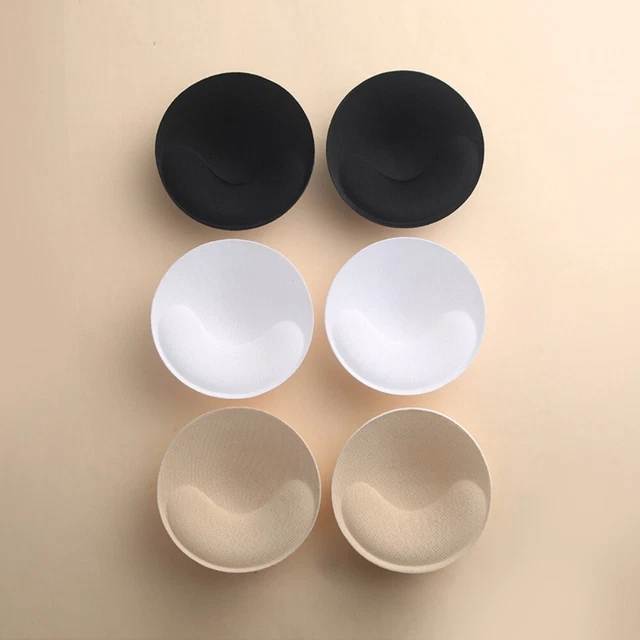 Sujetador suave extraíble esponja redonda inserto en el pecho almohadillas en el pecho almohadillas push up pecho