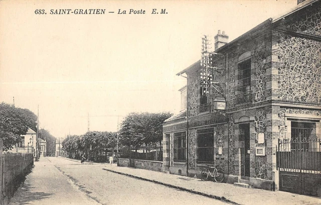 Cpa 95 Saint Gratien La Poste