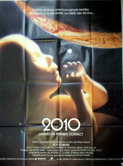 Affiche cinéma 2010 : L'Année du premier contact  120 x 160 cm