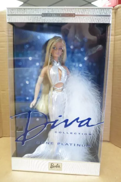 Mattel 52739 Collector Edition Diva Collection Gone Platinum Barbie Doll In Box