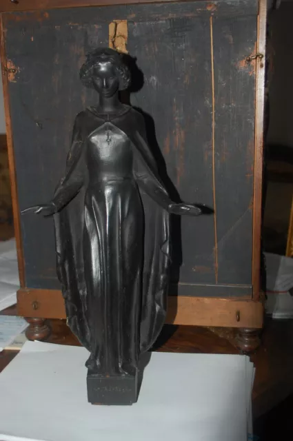 Heilige Barbara Heinrich Moshage Buderus Gusseisen große Statue ca.38 cm