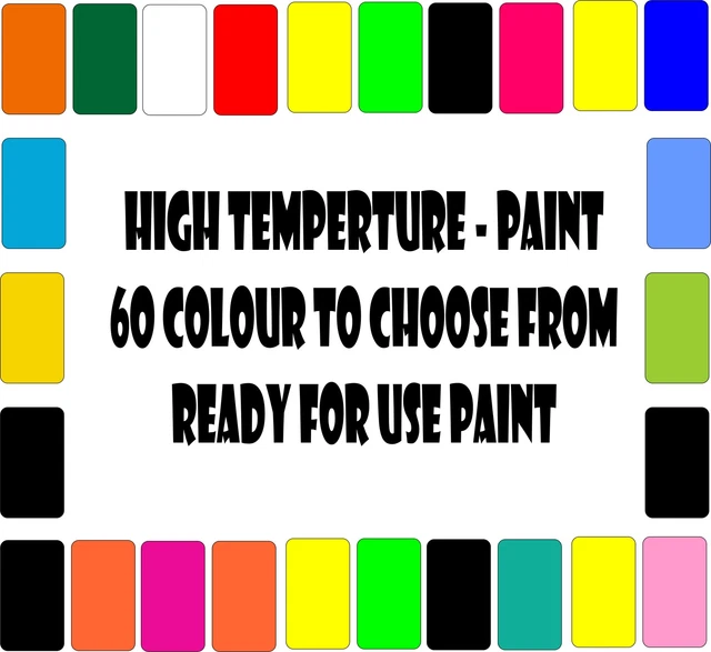 HIGH TEMPERATURE HEAT PROOF Body Paint Steel,Metal,ENGINE,CALIPER