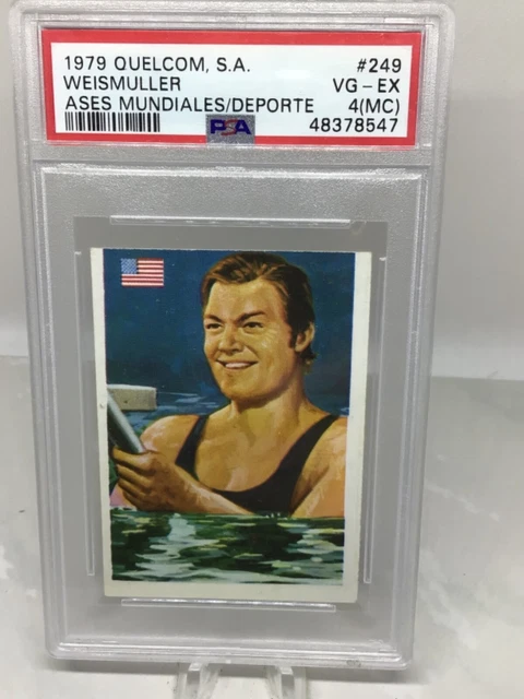 1979 Quelcom #249 Johnny Weissmuller PSA 4(mc) (3 graded in all grades)