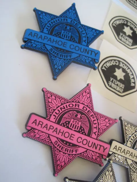 Arapahoe County Junior Deputy Lot 5 Badges 3 Decals 13 Stickers 2