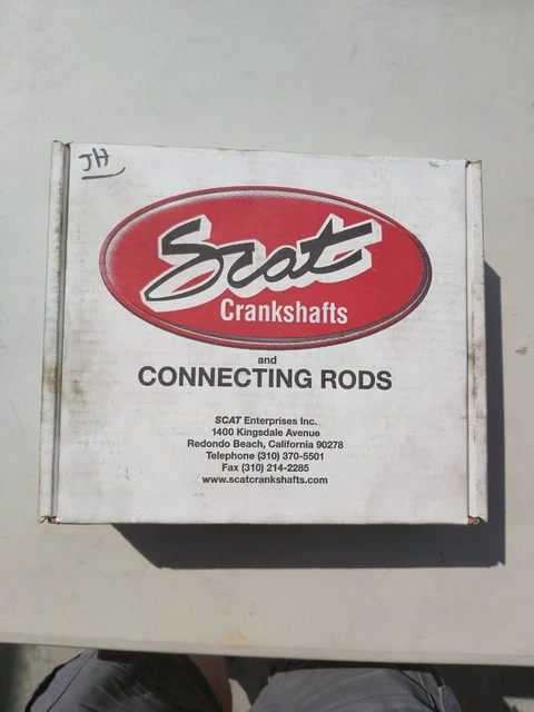 SCAT ENTERPRISES 2-350-6000-2100-QL SBC 4340 Forged H-Beam Rods 6.000 L ...