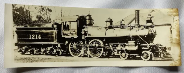 Vintage Photograph From 1900’s Locomotive Train 1214 Southern Pacific Lines B&W