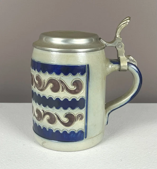 Vintage GOEBEL Merkelbach Salzglasur Germany Stoneware Beer STEIN