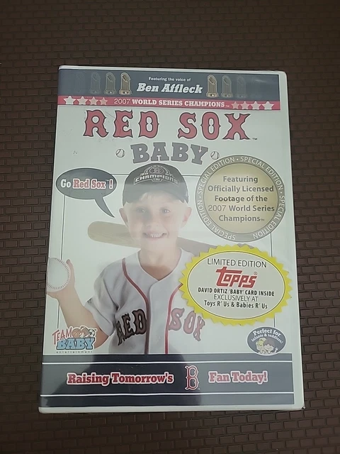 NEW/SEALED RED SOX Baby/David Ortiz Topps Baby Card (DVD