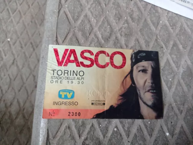 Biglietto Vasco Rossi gli spari sopra tour Torino