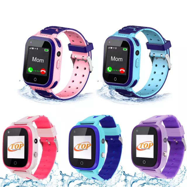 Wasserdicht Kinder Smartwatch 4G Wifi GPS Tracker, mit SOS,Videoanruf Voice Chat